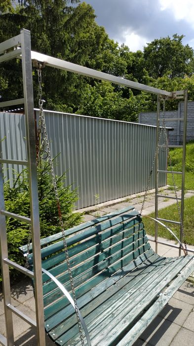 Huśtawka ogrodowa INOX nierdzewna