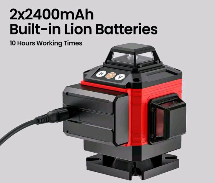 Nível a laser 4D 16 Linhas + tripé