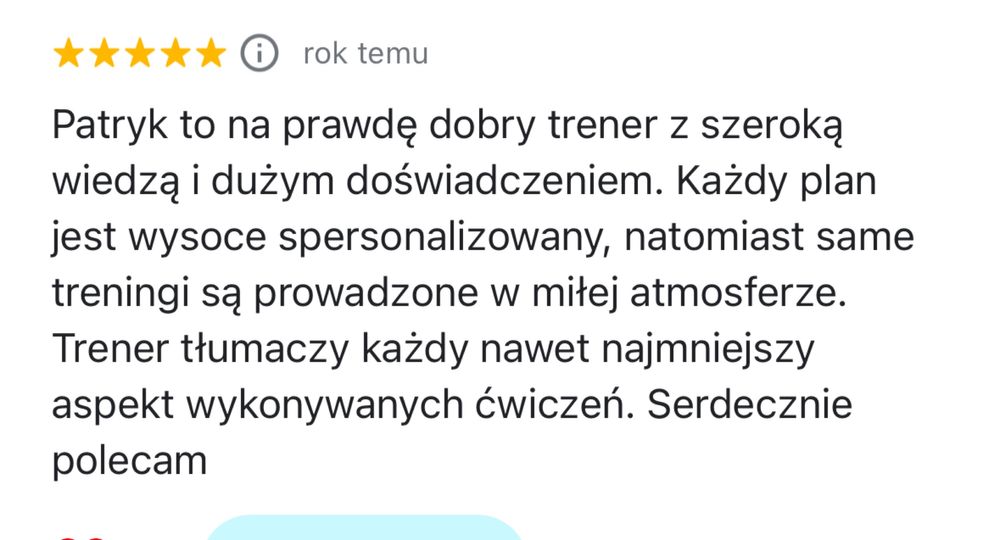 Trener Personalny WŁASNA SIŁOWNIA