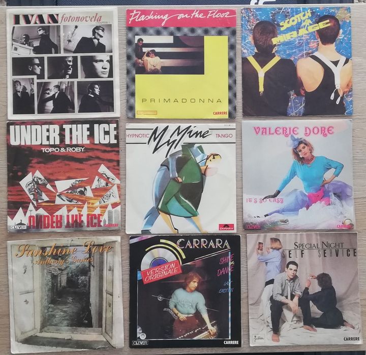 Singles vinil (anos 80 discoteca)