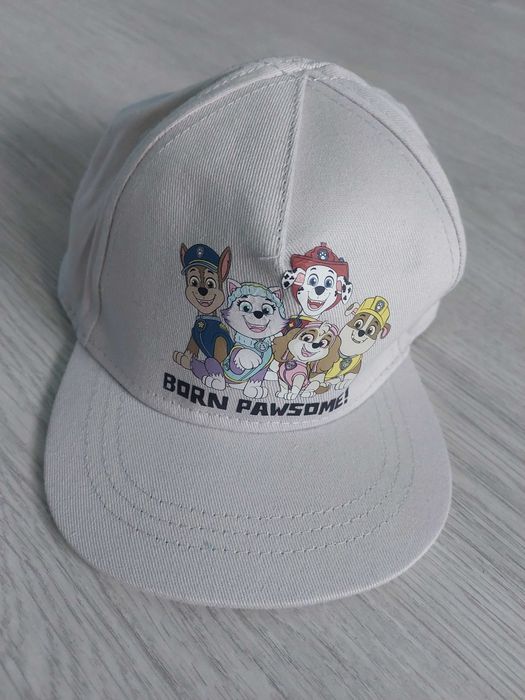 Czapka kaszkiet kaszkietówka psi patrol szara z daszkiem dziecięca