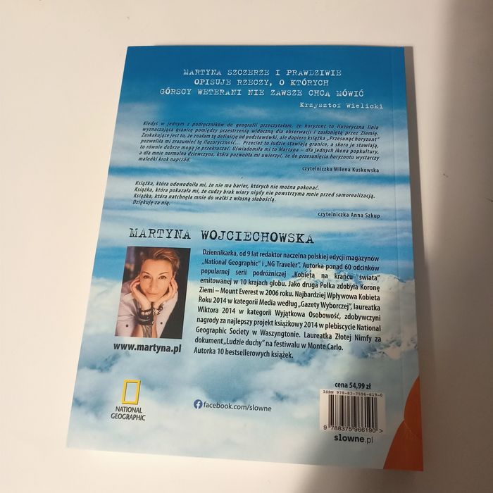 Książka "Przesunąć Horyzont" Martyna Wojciechowska