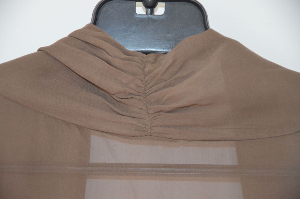 narzutka/bolerko 100% Silk  r. 44/46 brąz