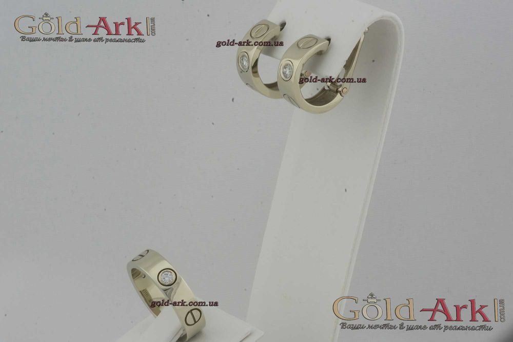 Комплект під бренд з діамантами