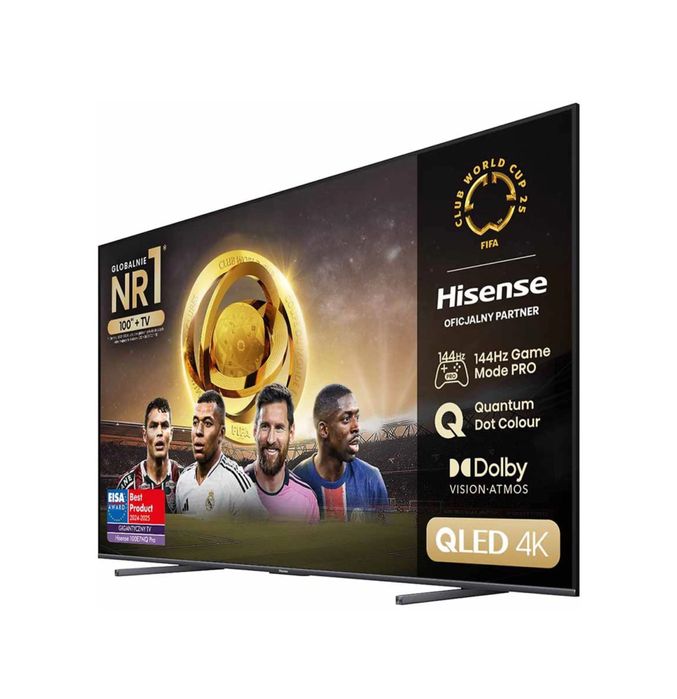 Sprzedam Tv qled hisense 100e7nq pro 100” 4k 144hz vidaa u7 2024r