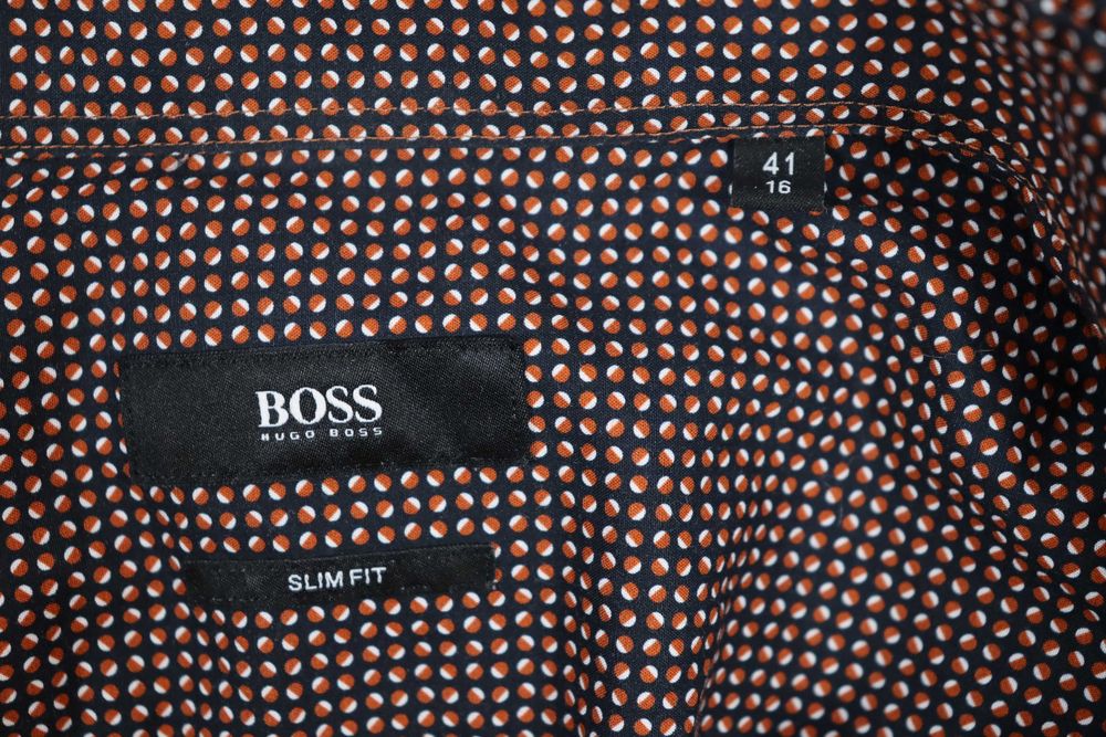 Hugo Boss męska koszula we wzory slim fit 41 16 L
