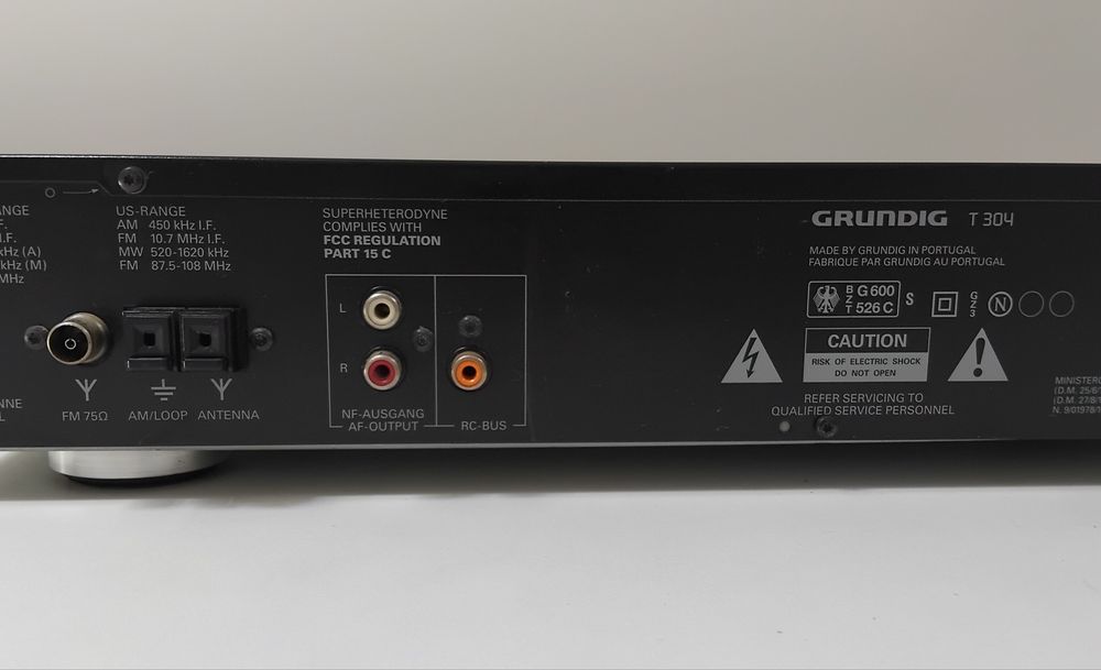 GRUNDIG Tuner com RDS Sintonizador Rádio T-304
