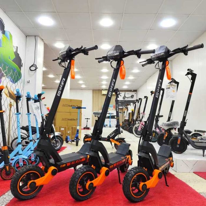 Venda de scooters e bicicletas elétricas