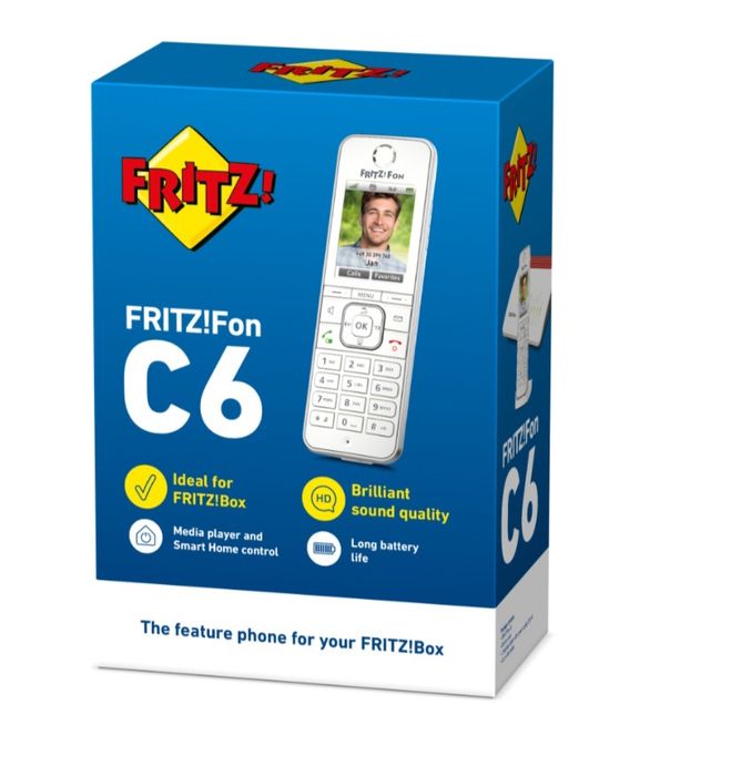 Бездротовий телефон FRITZ!Fon C6 для FRITZ!Box.