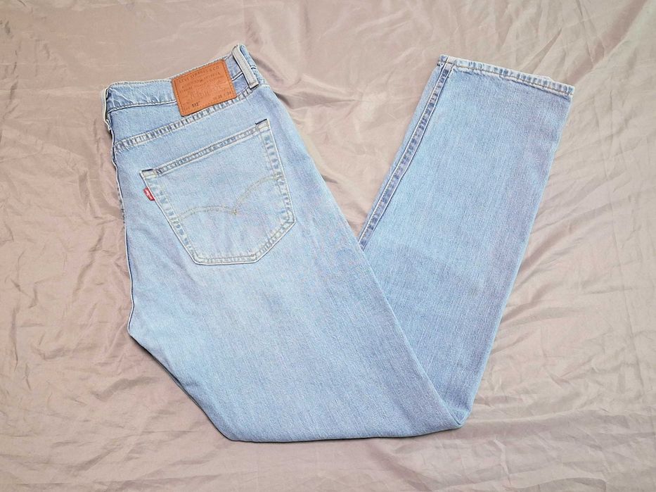 Levi's 512 Slim Taper Fit Premium W36 L34  Джинси блакитні слім крою