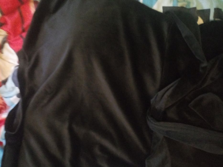 Sukienka moze byc bluza dluga czarna. Welur aksamit nowa roz uni