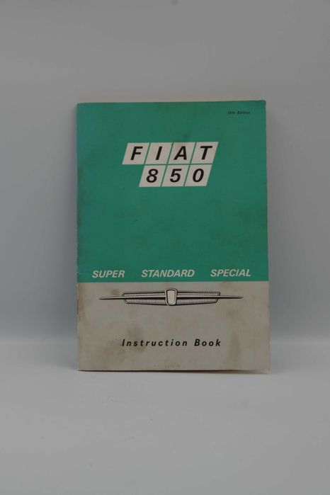 Instrukcja serwisowa Fiat 850 Super, Standard i Special