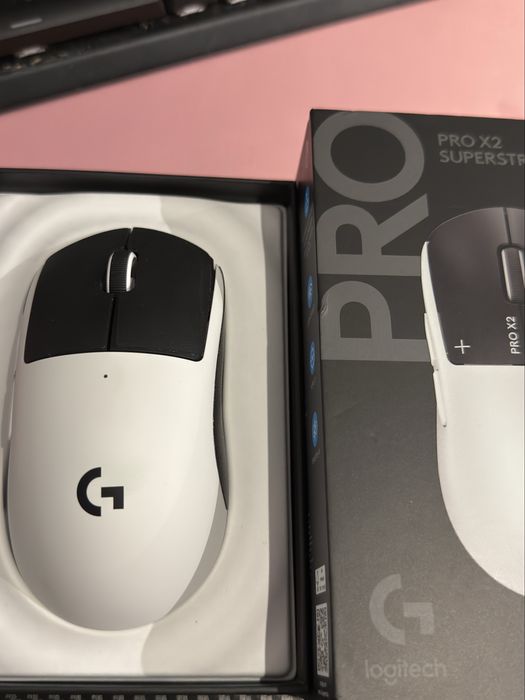 Logitech G PRO X Superstrike 2 – biała | stan bardzo dobry | komplet