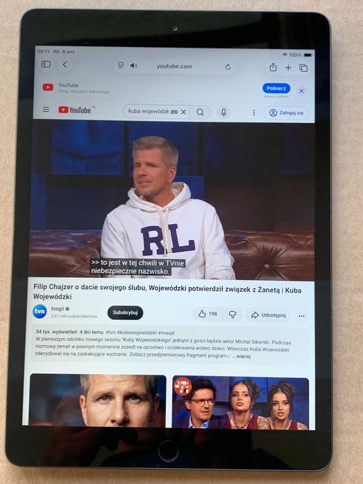 Tablet apple ipad 8 generacji  A2429 128GB bateria 90%