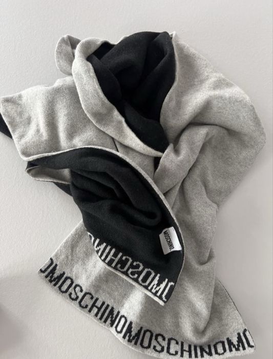 Moschino czapka i szalik kashmir super set