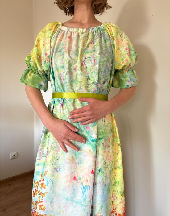 Piękna długa sukienka