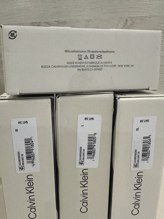 Набір чоловіча труси бріфи Calvin Klein упаковка 3штуки