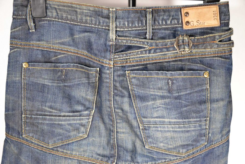 G-star Raw 3301 Jeans Spódnica Damska 29 Oryginalna Bawełna Spódniczka