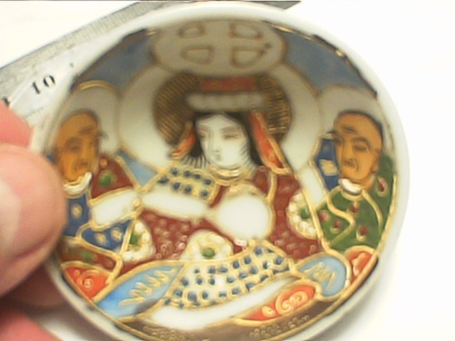 Пиала для сокэ ручная роспись старинная Япония