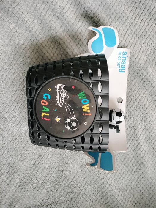 Koszyk do roweru dzwonek piłka piłkarski