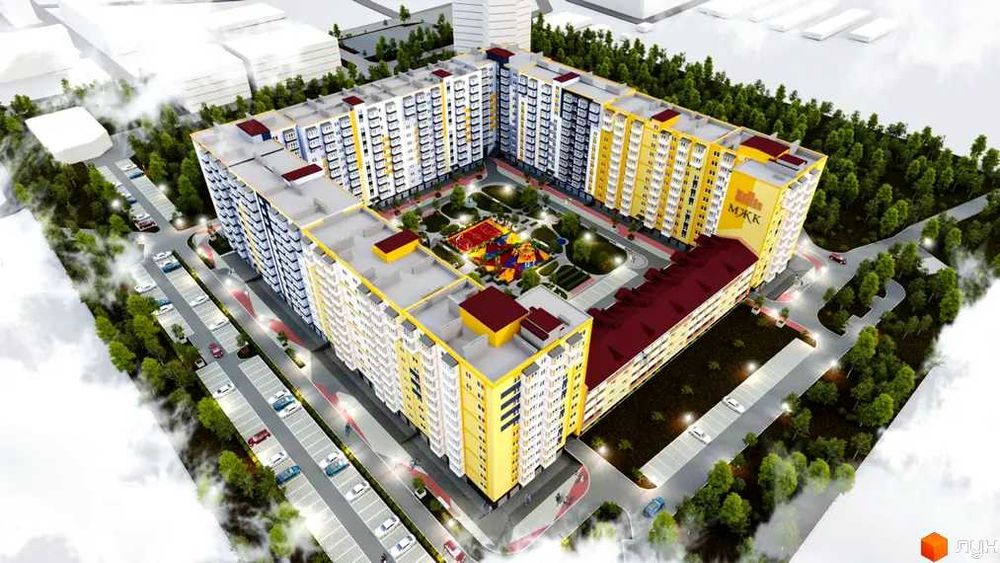 Продаж 2-кімнатної квартири в МЖК «Сім’я»