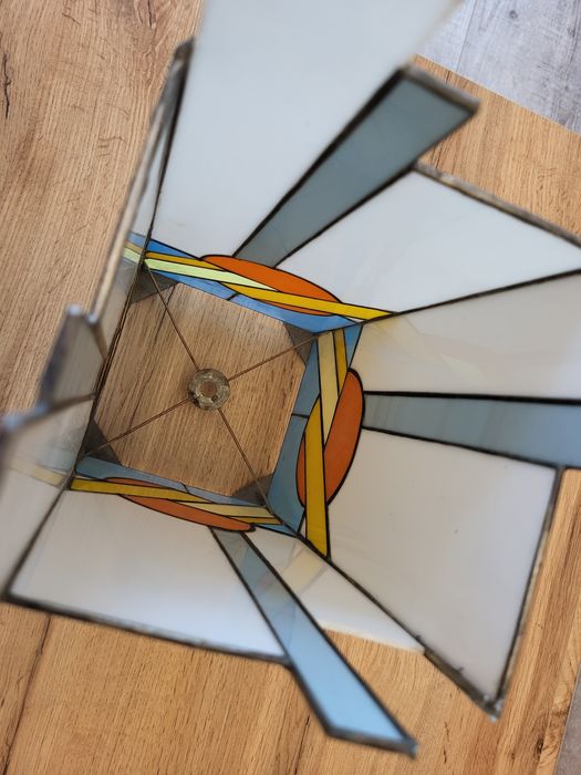 Lampion ręcznie wykonany zachód słońca