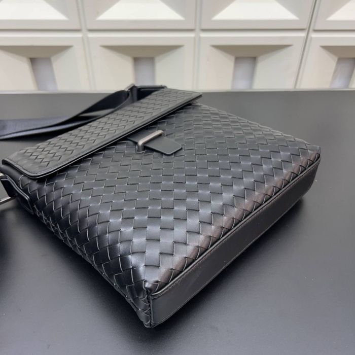 Чоловіча сумка з натуральної шкіри bottega veneta сумка мужская кожа