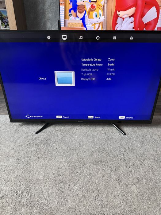 Telewizor Manta 50" 4K LED (50LUN58K) – DVB-T2 – w pełni sprawny