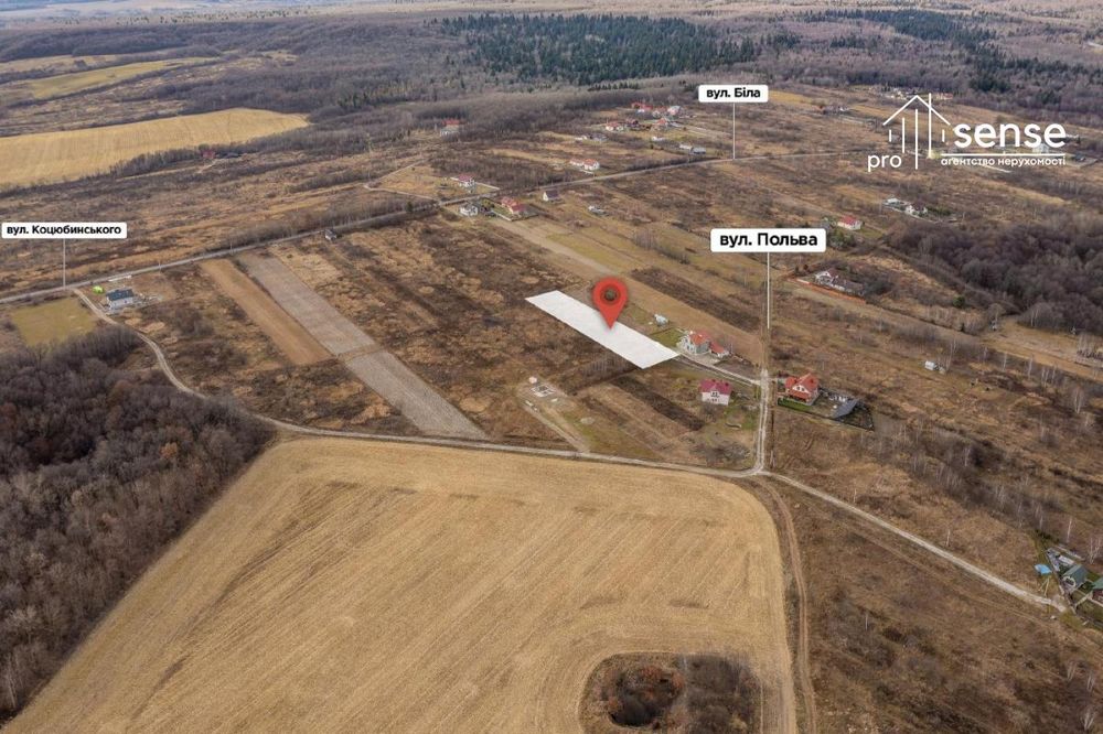 Ділянка 25сот. під будівництво с. Посіч