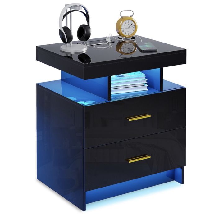 Mesa de cabeceira luzes RGB