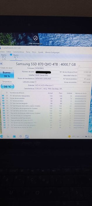 SSD 4tb Samsung 870 qvo