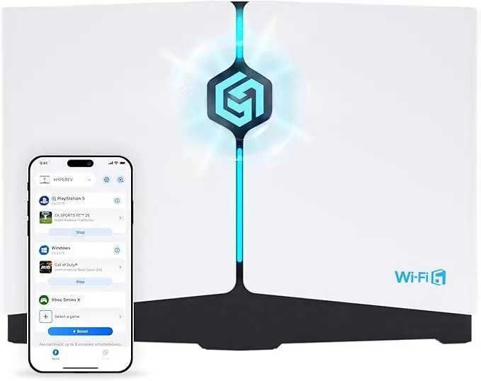 Ігровий Wi-Fi 6 роутер HYPEREV — Booster для зменшення пінгу до 10 мс
