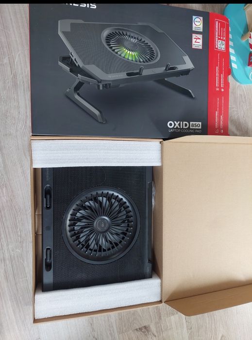 Genesis Oxid 850, podkładka chłodząca do notebooka do 17,3” jak nowy