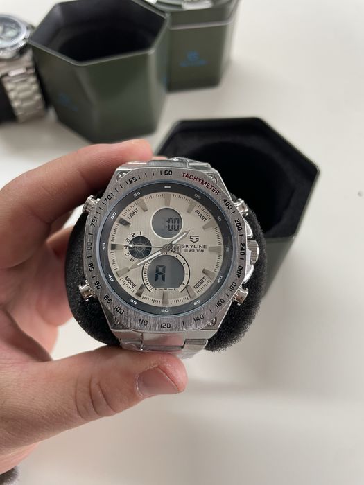 Relógio Skyline USA Dual-Time 30M