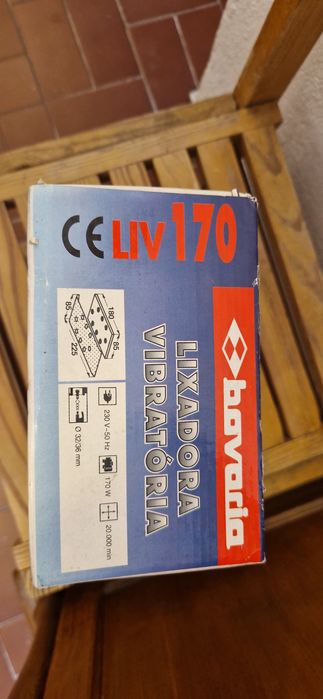 Lixadora vibratória 170w bavaria