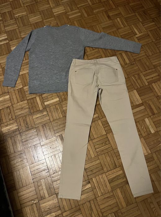 Zestaw Sweter Women’s SELECTION (36/38) i spodnie H&M (36)