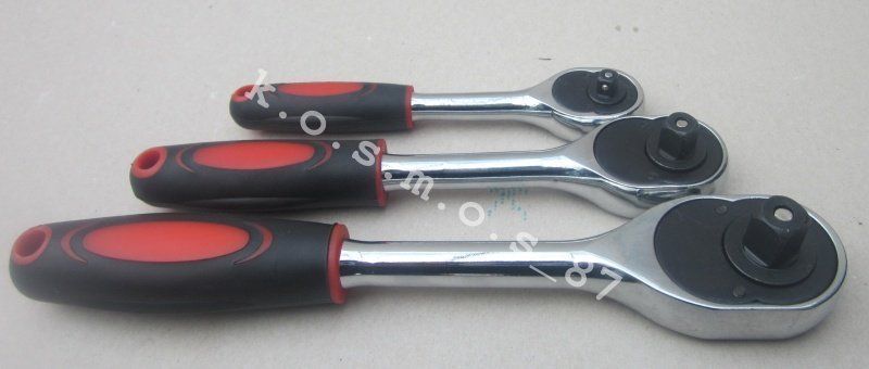 Трещотка для торцевых головок 1/2, 3/8, 1/4 Intertool тріскачка