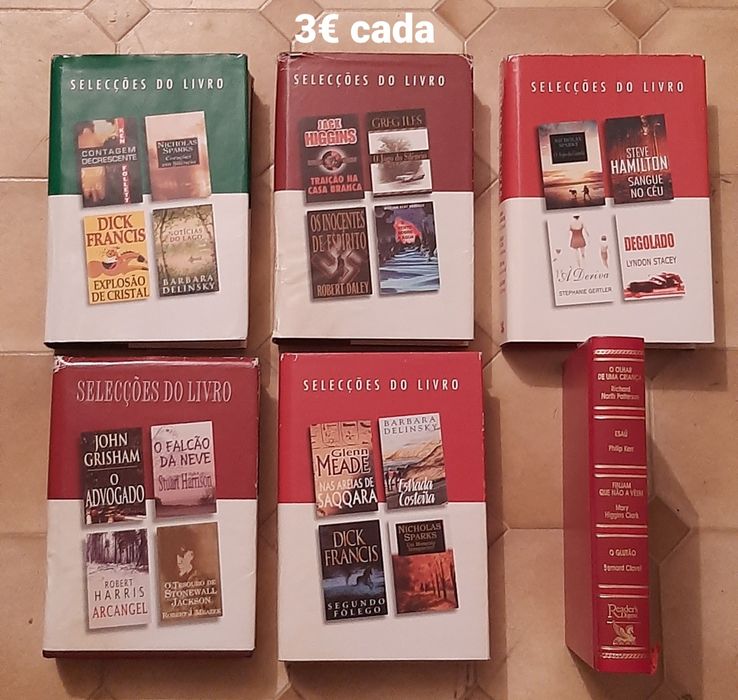 Livros variados de diferentes autores