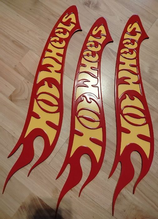 Logo HotWheels laser
