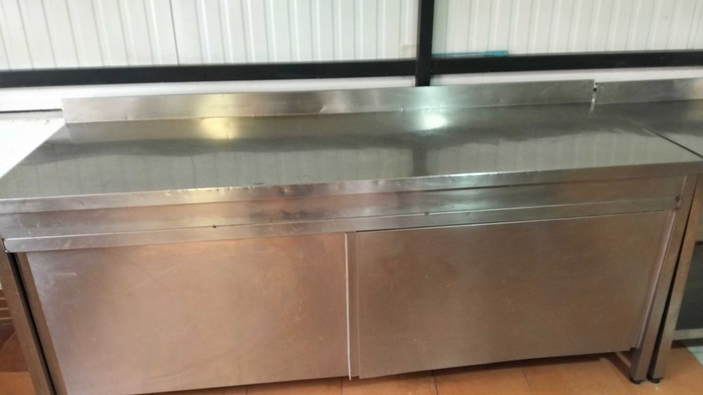 Bancada de inox 2metros
