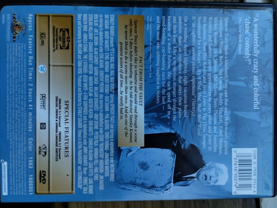 Dvd It's a mad mad mad mad world