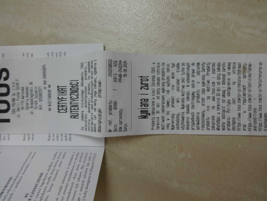 Hit wakacji apaszka Tous Doris