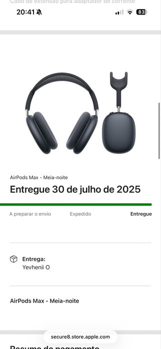 Apple AirPods Max Midnight (MWW43) USB-C в ідеальному стані