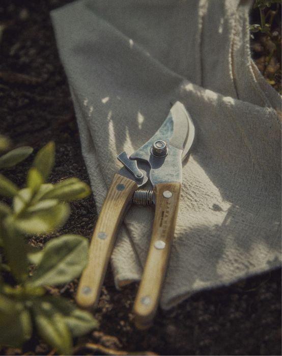 Tesoura De Podar Aço E Madeira Zara Home NOVO