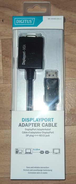 Адаптер-переходник Displayport - VGA