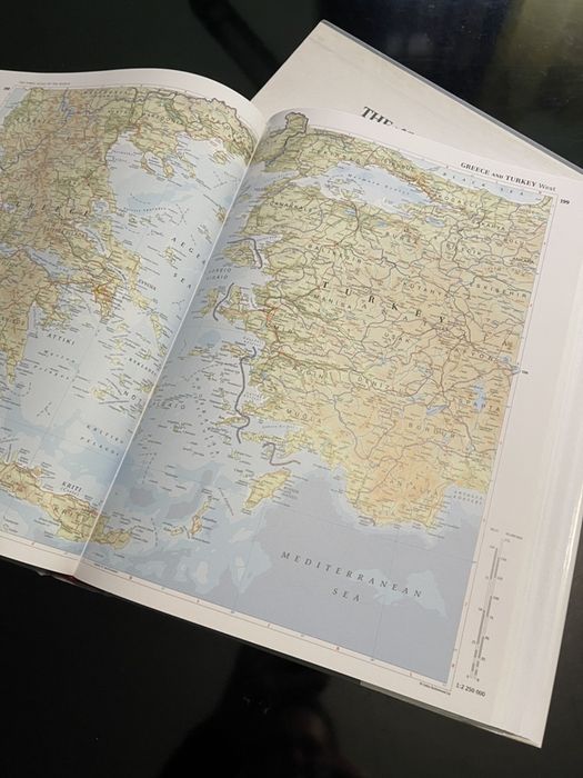 Livro Atlas do mundo mapa the times