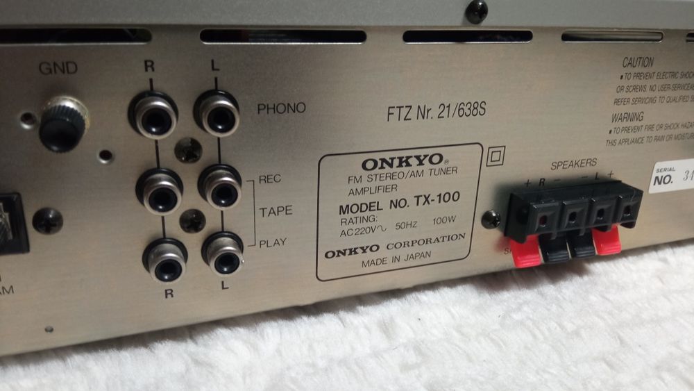 Onkyo TX-100  jak nowy 80' Japan 'amplituner