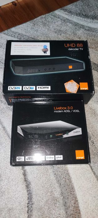 Livebox 3.0 + dekoder tv UHD 88