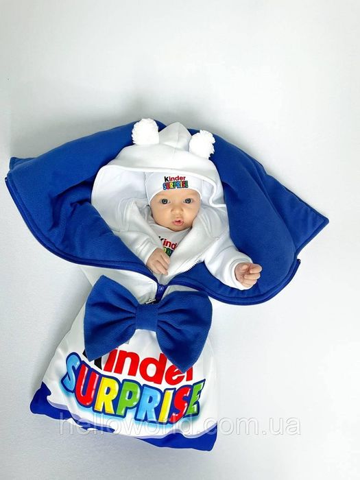 Конверт на выписку для хлопчика новий