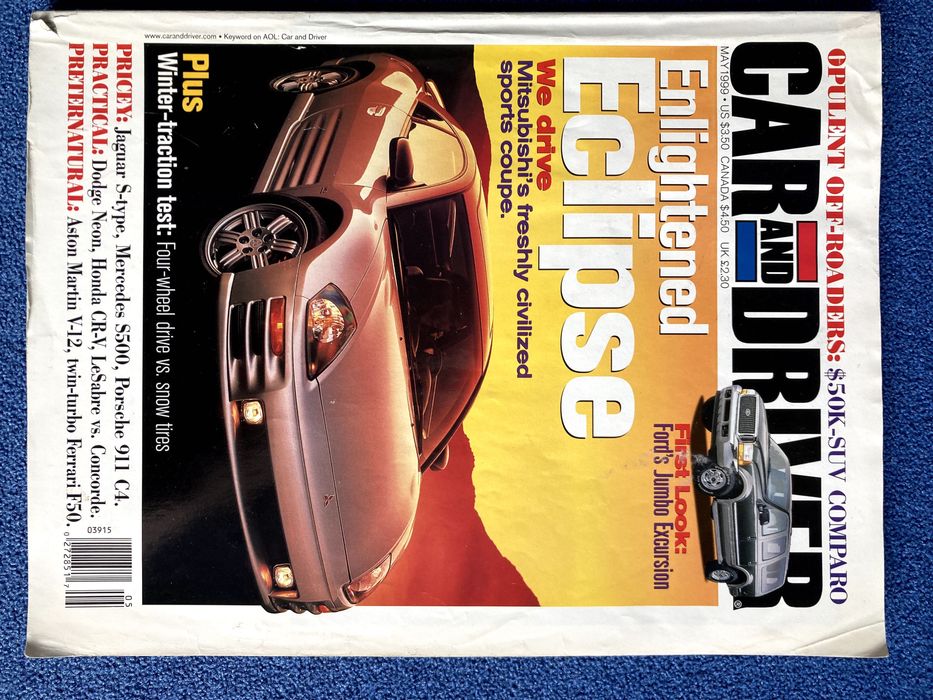 Magazyn "Car and Driver" wydanie Maj 1999